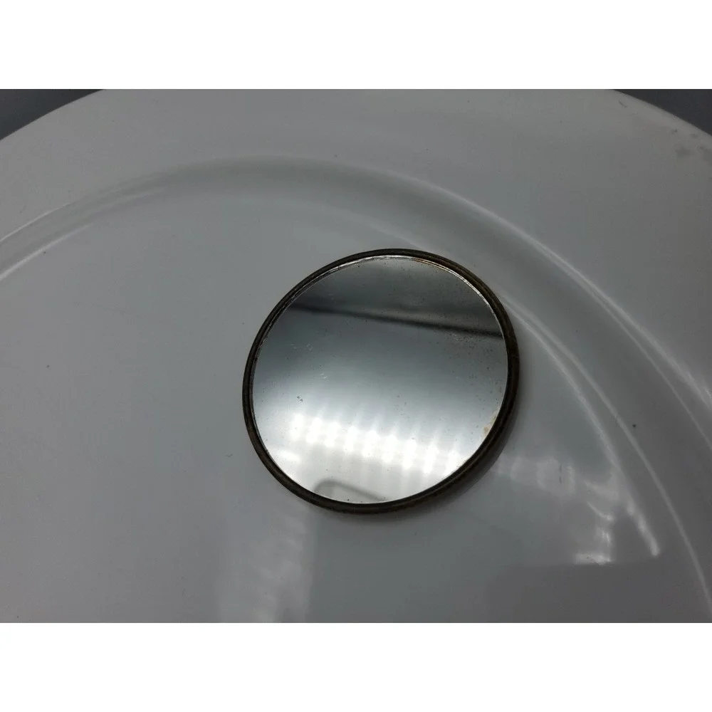 Vtg compact‎ mirror loose for repair/replacement mirror only approx. 2 3/8